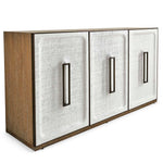 Linen 3 Door Cabinet - White