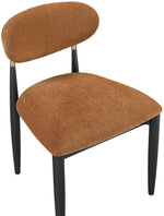 Riccio - Fabric Dining Side Chair (Set of 2) - Black And Gold Frame