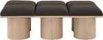 Pavilion - 6 Piece Modular Bench With Natural Base