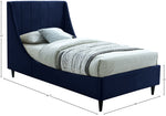 Eva - Velvet Bed