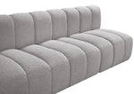 Arc - Boucle Fabric 4 Seats Modular Sofa