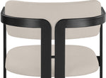 Aurum - Vegan Leather Upholstered Counter Stool - Taupe