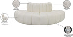 Arc - Faux Leather 4 Piece Modular Sofa