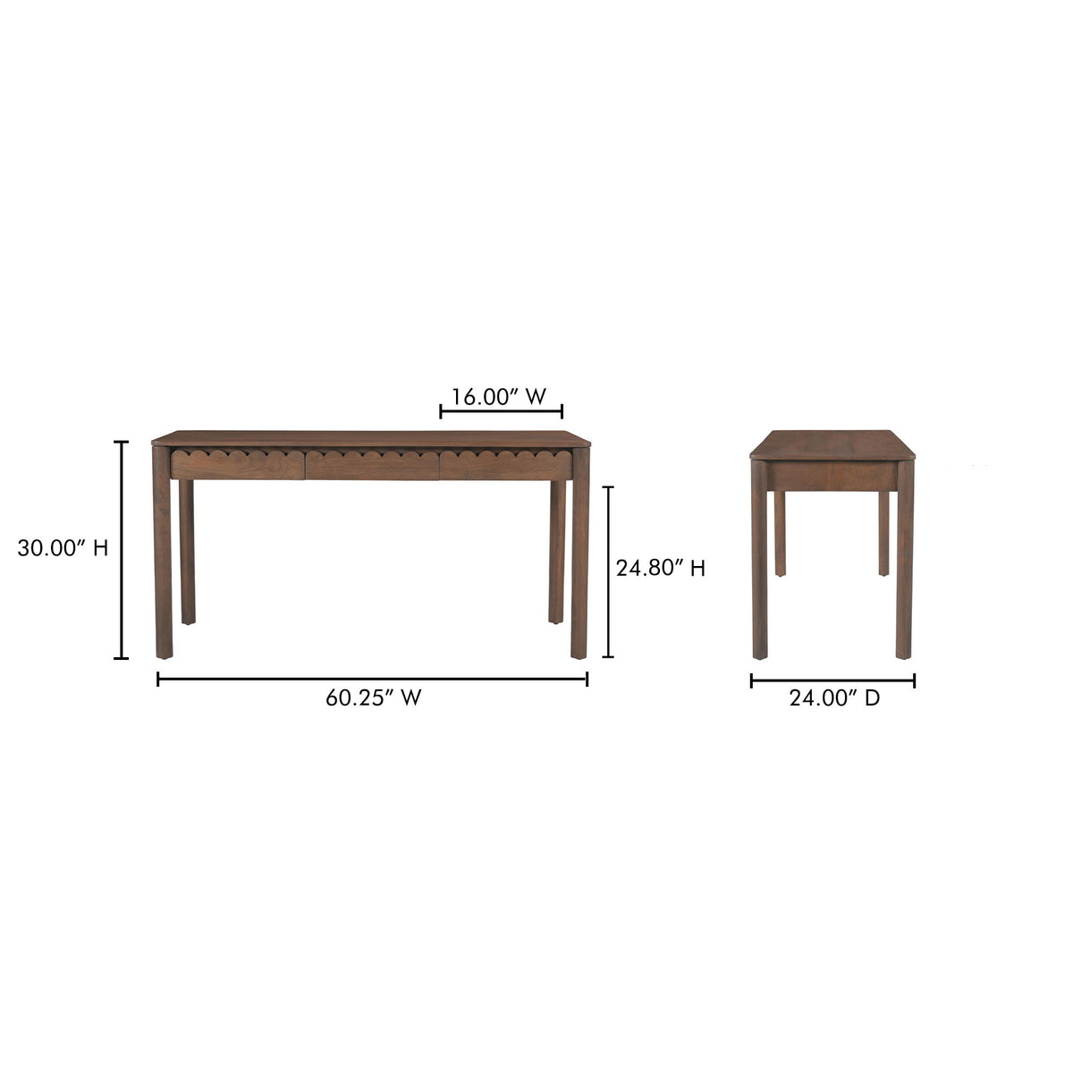 Wiley - Desk - Vintage Brown