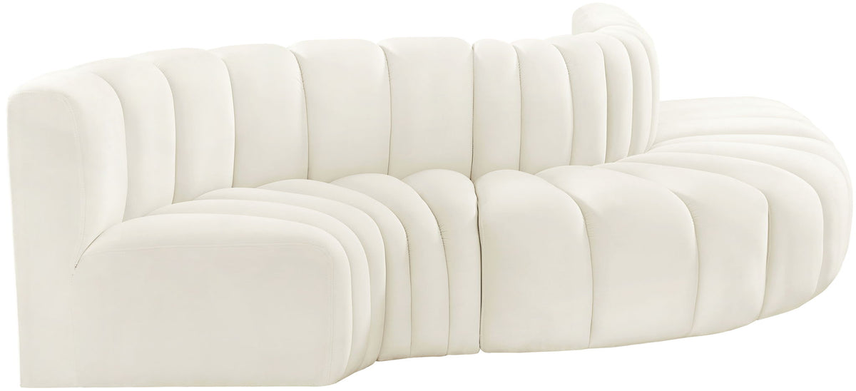Arc - Velvet 5 Piece Modular Sofa