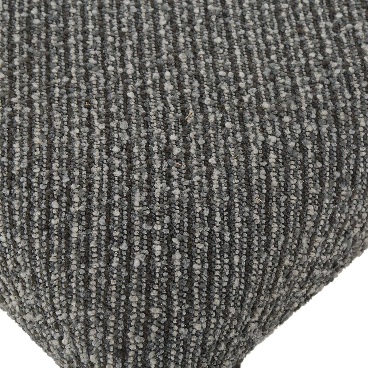 Bowtie - Charcoal Fabric Bench