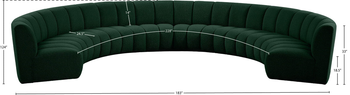 Infinity - 8 Piece Boucle Modular Sectional