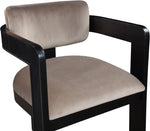 Sacha - Velvet Dining Chair With Black Base (Set of 2)