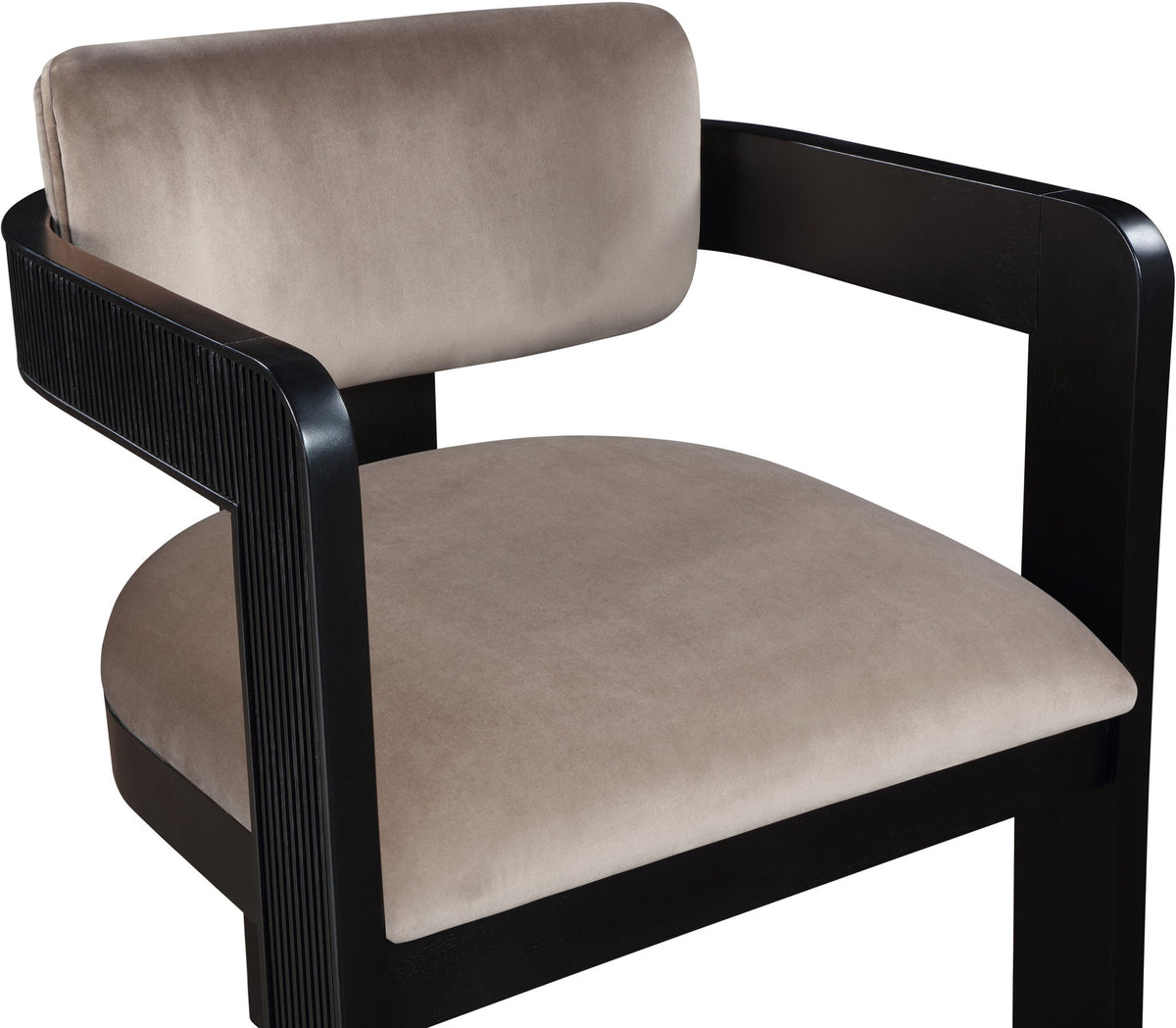 Sacha - Velvet Dining Chair With Black Base (Set of 2)