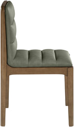 Ellis - Vegan Leather Upholstered Dining Chair (Set of 2) - Brown Base