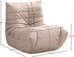 Relax - Vegan Leather Upholstered Chair - Tan