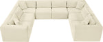 Shaggy - 8 Piece Modular U-Shaped Sectional
