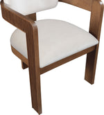 Sacha - Velvet Dining Chair With Brown Base (Set of 2)