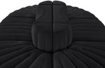 Rummi - Oval Velvet Performance Fabric Upholstered 6 Piece Modular Sectional