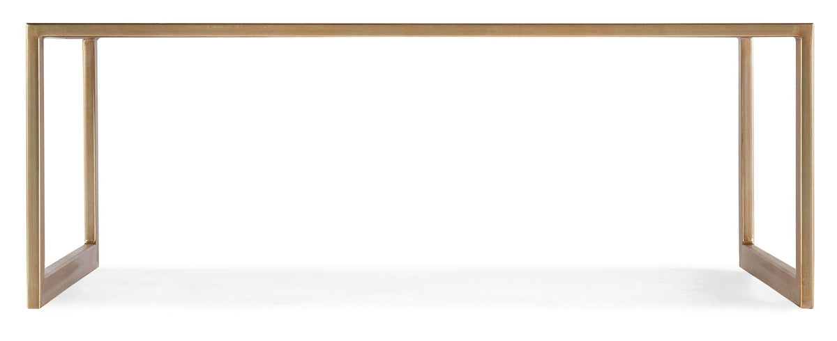 Melange - Koi Rectangle Cocktail Table - Gold