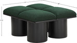 Pavilion - 4 Piece Modular Bench With Black Base