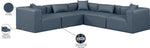 Cube - 5 Piece Modular Corner Sectional