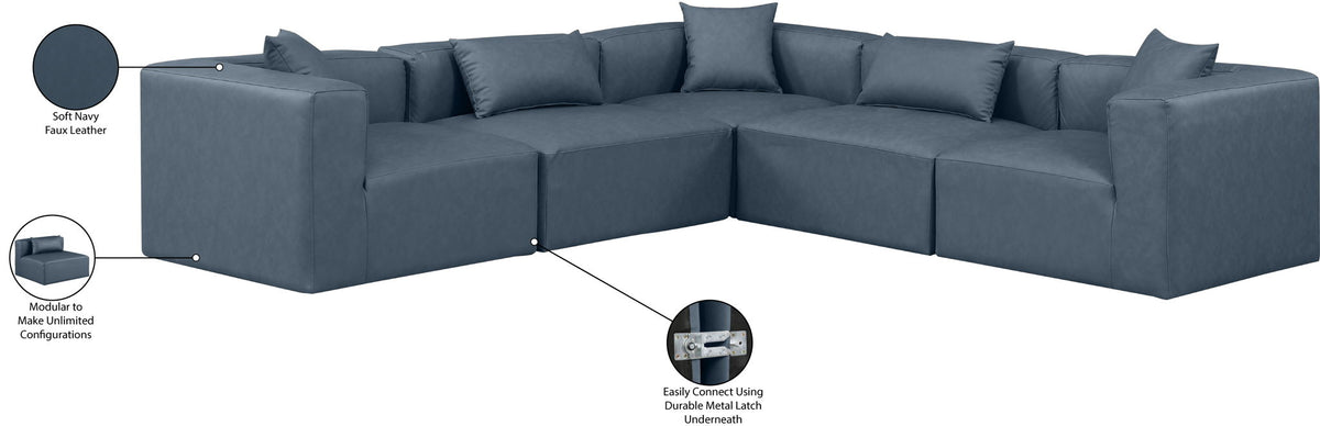 Cube - 5 Piece Modular Corner Sectional