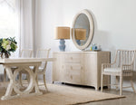 Serenity - Amelia Oval Mirror - White