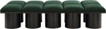 Pavilion - 10 Piece Modular Bench With Black Base