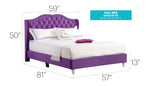 Glory Furniture - Joy - Upholstered Bed