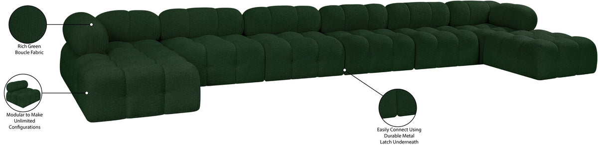 Ames - 8 Piece Fabric Modular Sectional