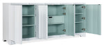 Melange - Corinth 4-Door Entertainment Console - White
