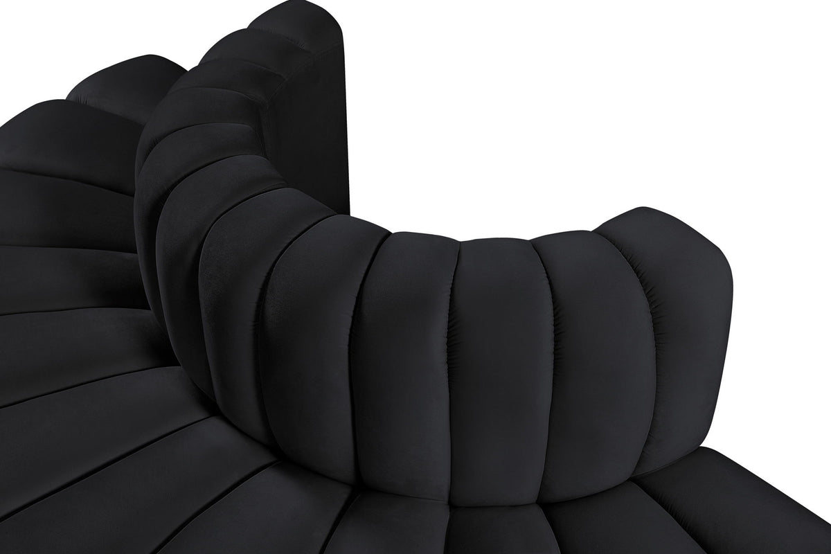 Arc - Velvet 4 Piece Modular Sofa