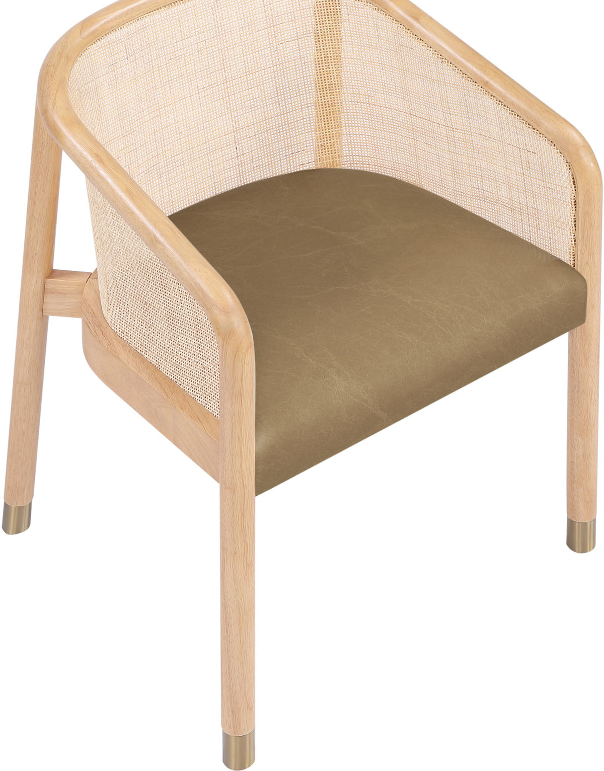 Sylvan - Vegan Leather Dining Chair (Set of 2) - Natural Frame