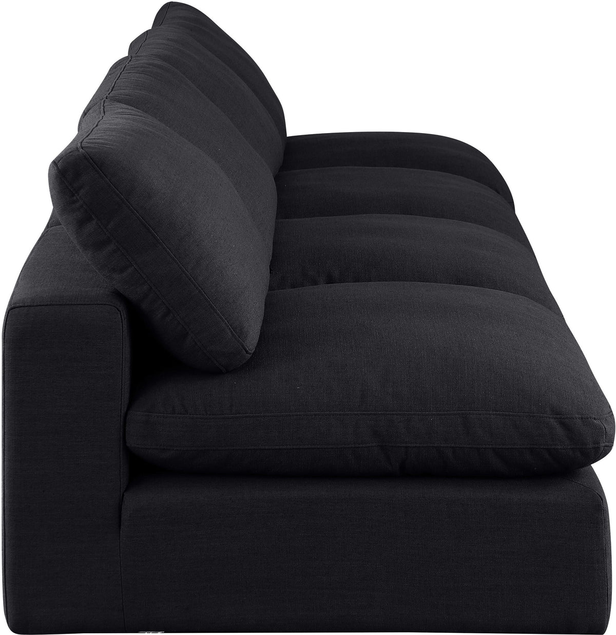 Comfy - Linen Modular Armless Sofa 4 Seats