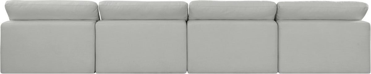 Comfy - Linen Modular Armless Sofa 4 Seats