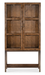 Melange - Mulholland Display Cabinet - Dark Brown