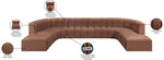 Arc - Faux Leather Modular Sectional