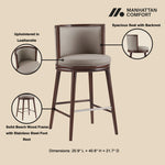 Evalyn - Barstool - Taupe