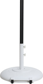 Fiji - Aluminum Patio Umbrella With Round White And Black Base