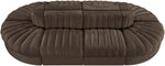 Rummi - Oval Velvet Performance Fabric Upholstered 8 Piece Modular Sectional