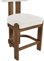 Arienzo - Velvet Upholstered Counter Stool (Set of 2)