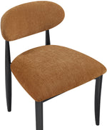 Riccio - Fabric Dining Side Chair (Set of 2) - Black Frame