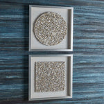 Arline - Shadow Boxes (Set of 2) - Brown / Silver / White