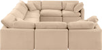 Indulge - Velvet 8 Piece Modular Sectional