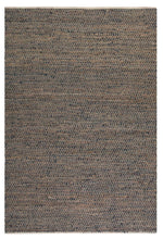 Tobais - Rescued Leather & Fabric Rug