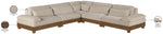 Turin - Chenille Fabric Upholstered Modular Sectional - Taupe