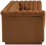 Cascade - Velvet Sofa - Saddle