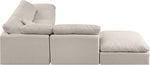Indulge - Linen 6 Piece Modular Armless Sectional