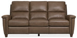 MS - Julian Zero Gravity Power Sofa with Power Headrest - Dark Brown