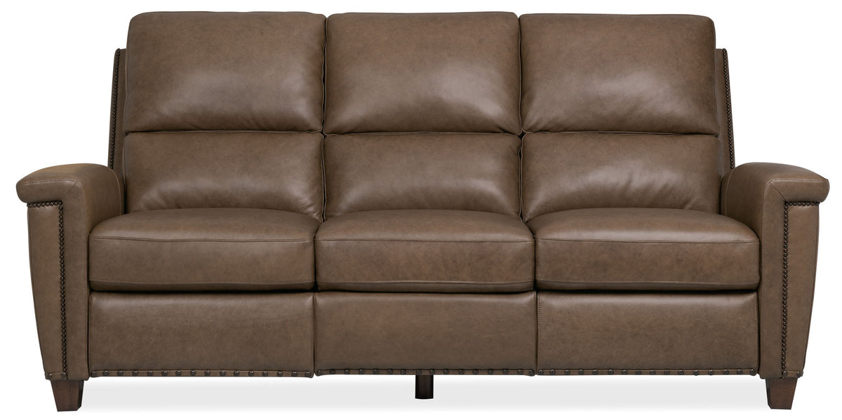 MS - Julian Zero Gravity Power Sofa with Power Headrest - Dark Brown