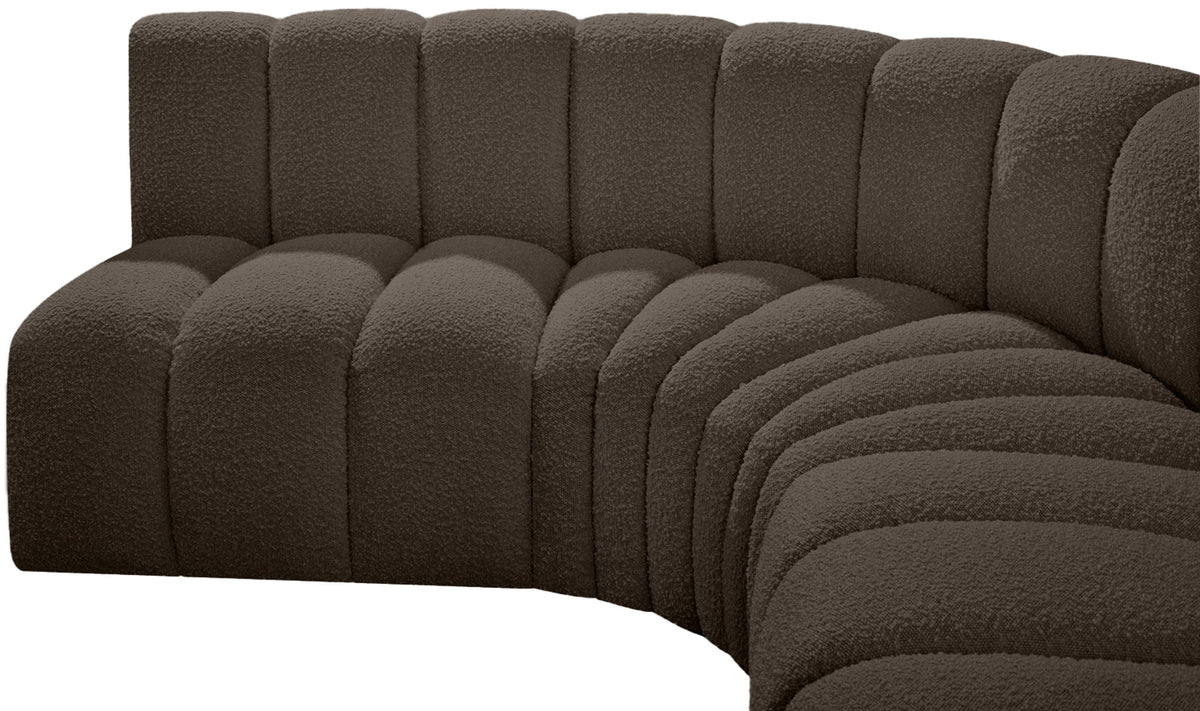 Arc - Boucle Fabric 8 Piece Modular Sofa