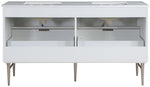 Modernist - Bathroom Vanity With Chrome Legs