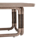Baja - Rectangular Outdoor Coffee Table - Eucalyptus / Brown Rope