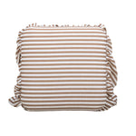 Gertrude - Striped Linen Ottoman